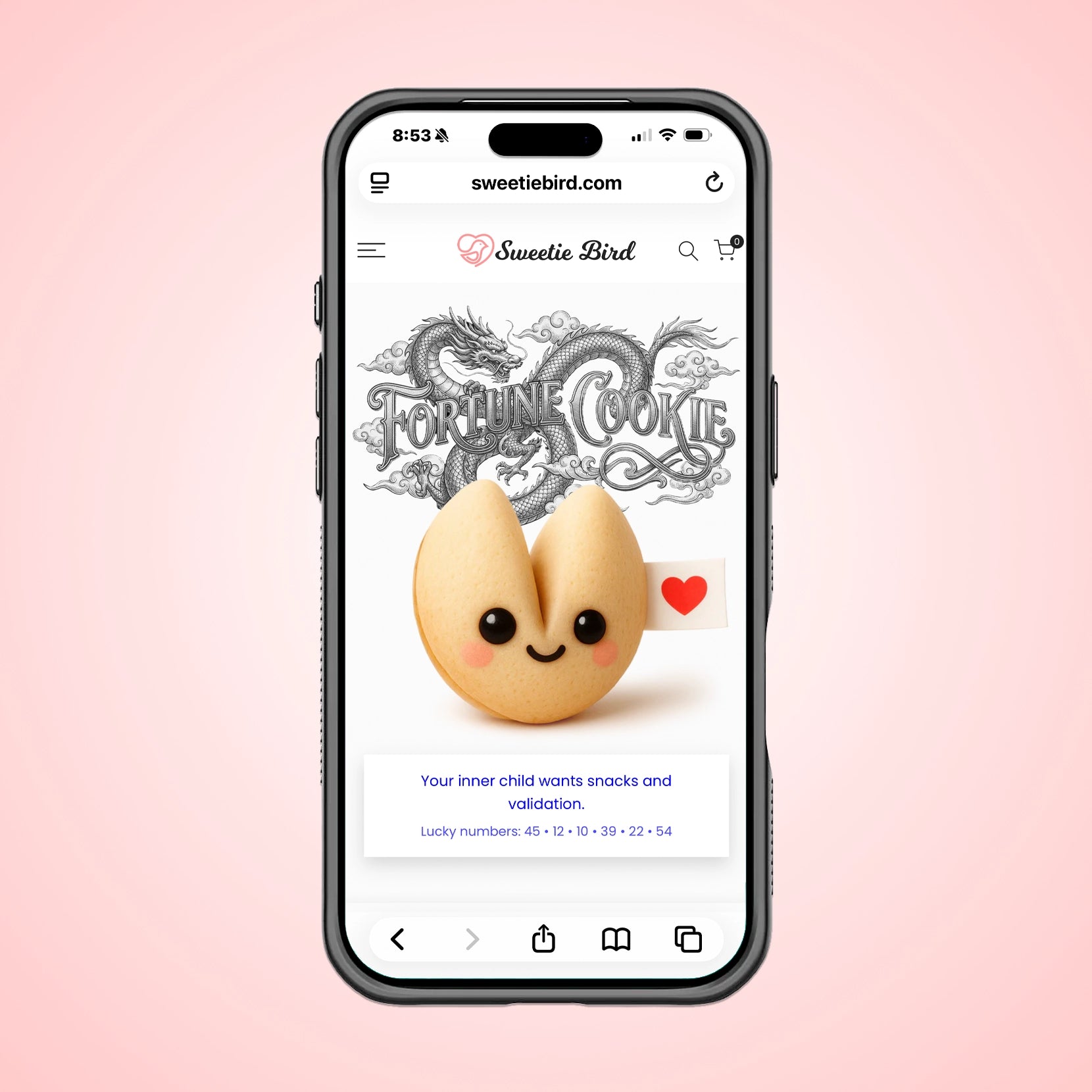 Thank You Enjoy Tee With Interactive QR-Code