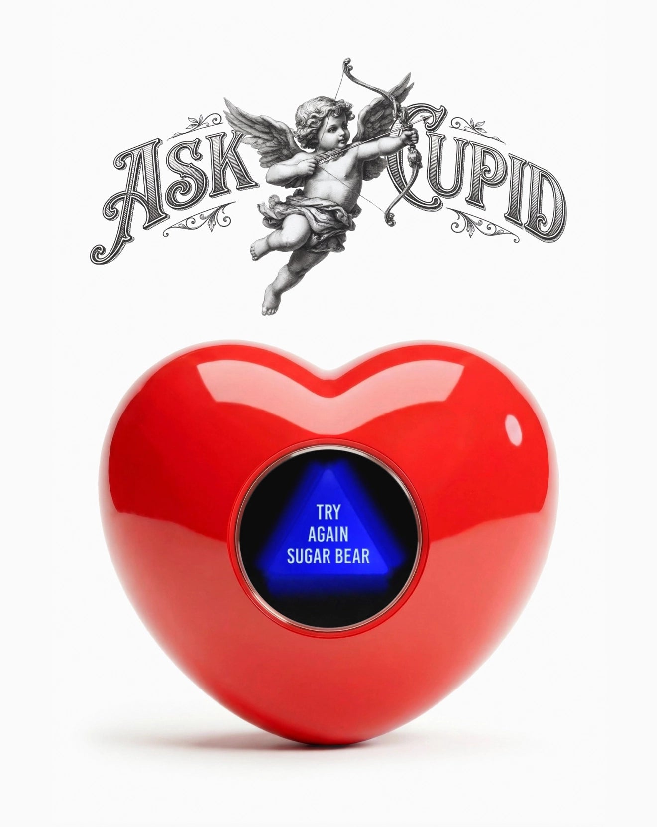 Ask Cupid Teddy Bear With QR-Code